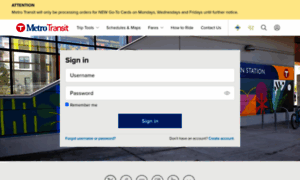 Account.metrotransit.org thumbnail