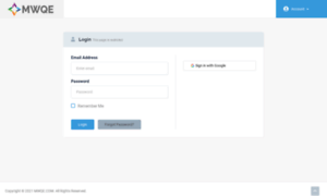 Account.mwqe.com thumbnail