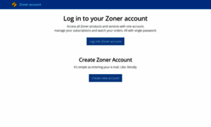 Account.zoner.com thumbnail
