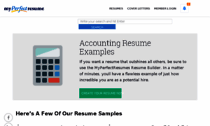 Accounting.myperfectresume.com thumbnail