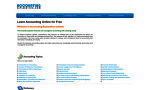 Accountingexplanation.com thumbnail