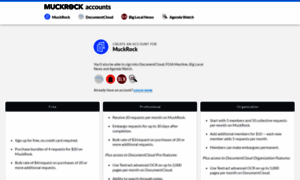 Accounts.muckrock.com thumbnail
