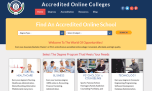 Accredited-online-colleges.com thumbnail