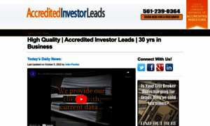 Accreditedinvestorleads.com thumbnail