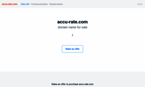 Accu-rate.com thumbnail