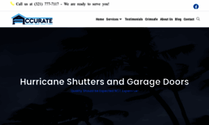 Accuratedoorsandshutters.com thumbnail