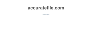 Accuratefile.com thumbnail