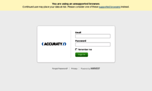 Accuraty.harvestapp.com thumbnail