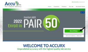 Accurxinc.com thumbnail