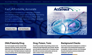 Accutracetesting.com thumbnail