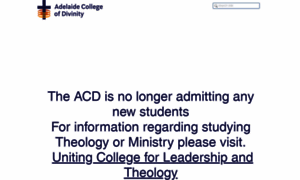 Acd.edu.au thumbnail