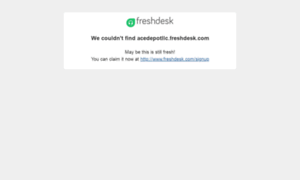 Acedepotllc.freshdesk.com thumbnail
