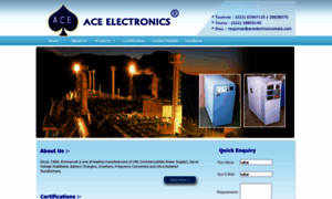 Aceelectronicsindia.com thumbnail