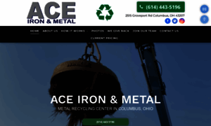 Aceironrecycling.com thumbnail