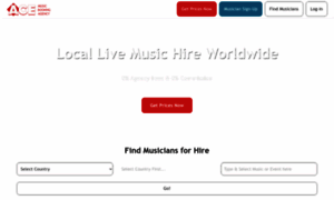 Acemusicbookingagency.com thumbnail