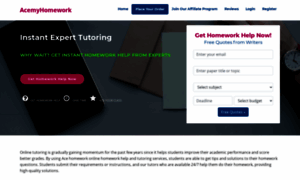 Acemyhomework.us thumbnail