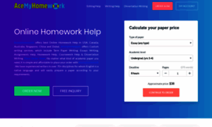 Acemyhomeworkwriters.com thumbnail