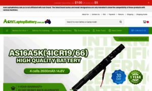 Acerlaptopbattery.com.au thumbnail