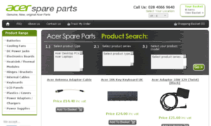 Acerspareparts.co.uk thumbnail