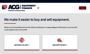 Acgequipmentfinance.com thumbnail