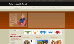 Acharyajagdishtiwari.com thumbnail