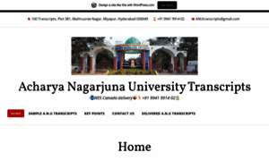 Acharyanagarjunauniversitytranscripts.wordpress.com thumbnail