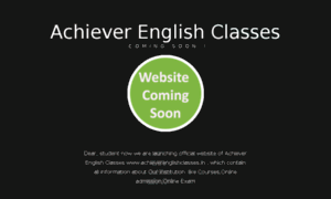 Achieverenglishclasses.in thumbnail