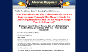 Achieving-happiness.com thumbnail