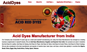 Aciddyesmanufacturers.com thumbnail