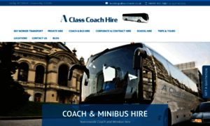 Aclasscoachhire.co.uk thumbnail