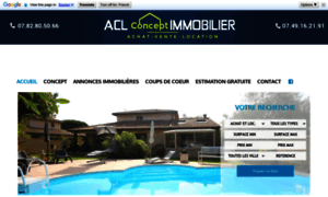 Aclconceptimmobilier.com thumbnail