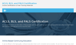 Acls-palscertification.com thumbnail