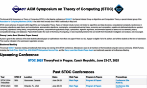 Acm-stoc.org thumbnail