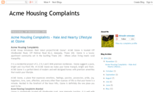 Acme-housing-complaints-mumbai.blogspot.in thumbnail