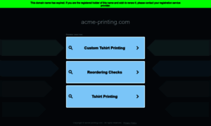 Acme-printing.com thumbnail