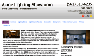 Acmelightingshowroomco.com thumbnail