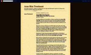 Acne-skintreatment.blogspot.com thumbnail