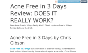 Acnefreein3days-review.tumblr.com thumbnail
