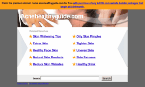 Acnehealthyguide.com thumbnail