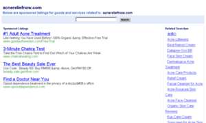 Acnereliefnow.com thumbnail