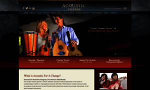 Acousticforachange.com thumbnail