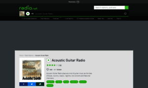 Acousticguitar.radio.net thumbnail