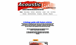 Acousticlive.com thumbnail