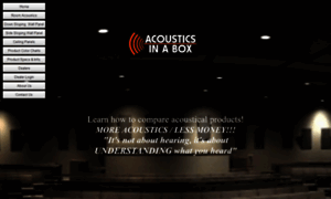 Acousticsinabox.com thumbnail