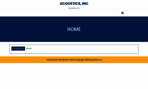 Acousticsinc.net thumbnail
