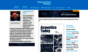 Acousticstoday.org thumbnail