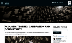 Acoustictesting.salford.ac.uk thumbnail