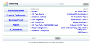 Acpass.org thumbnail