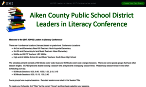 Acpsdleadersinliteracy2017confer.sched.com thumbnail