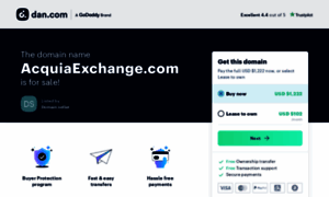 Acquiaexchange.com thumbnail